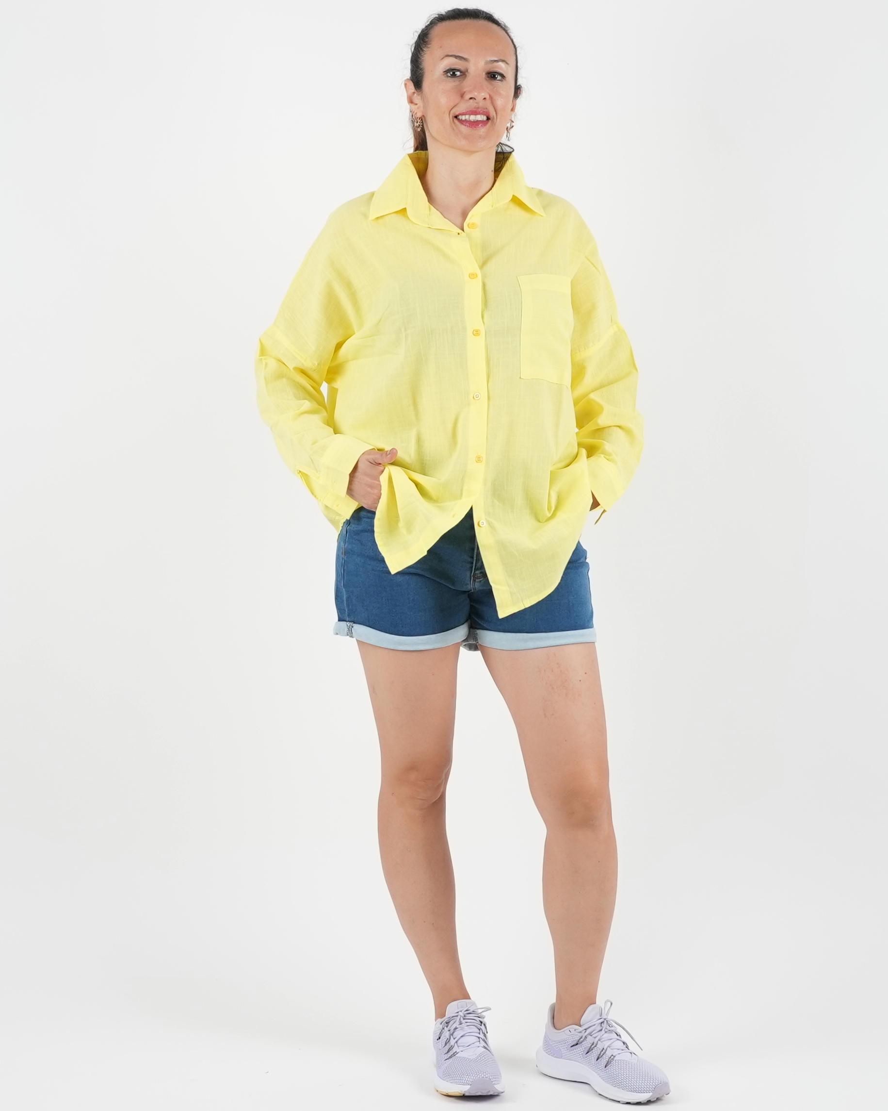 2020131100002_Keten_Gömlek_Sarı_1